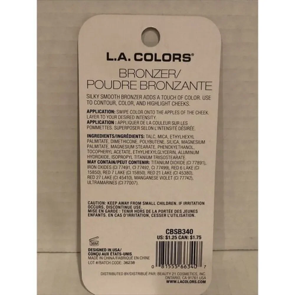 LA Powder Bronzer‎ CBSB340 Baked Cruelty Free Sunkissed Glow